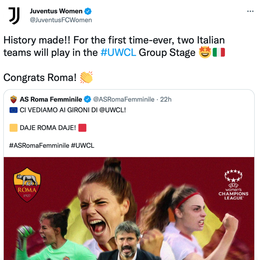 Roma y Juventus