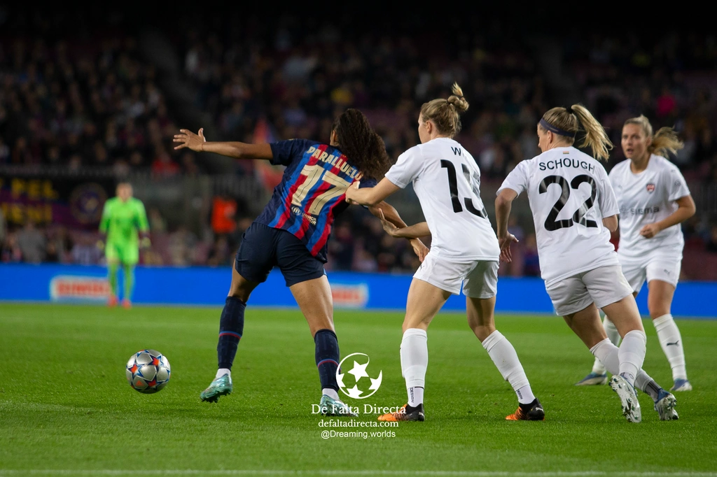 Partido correspondiente a la Women's Champions League 2023