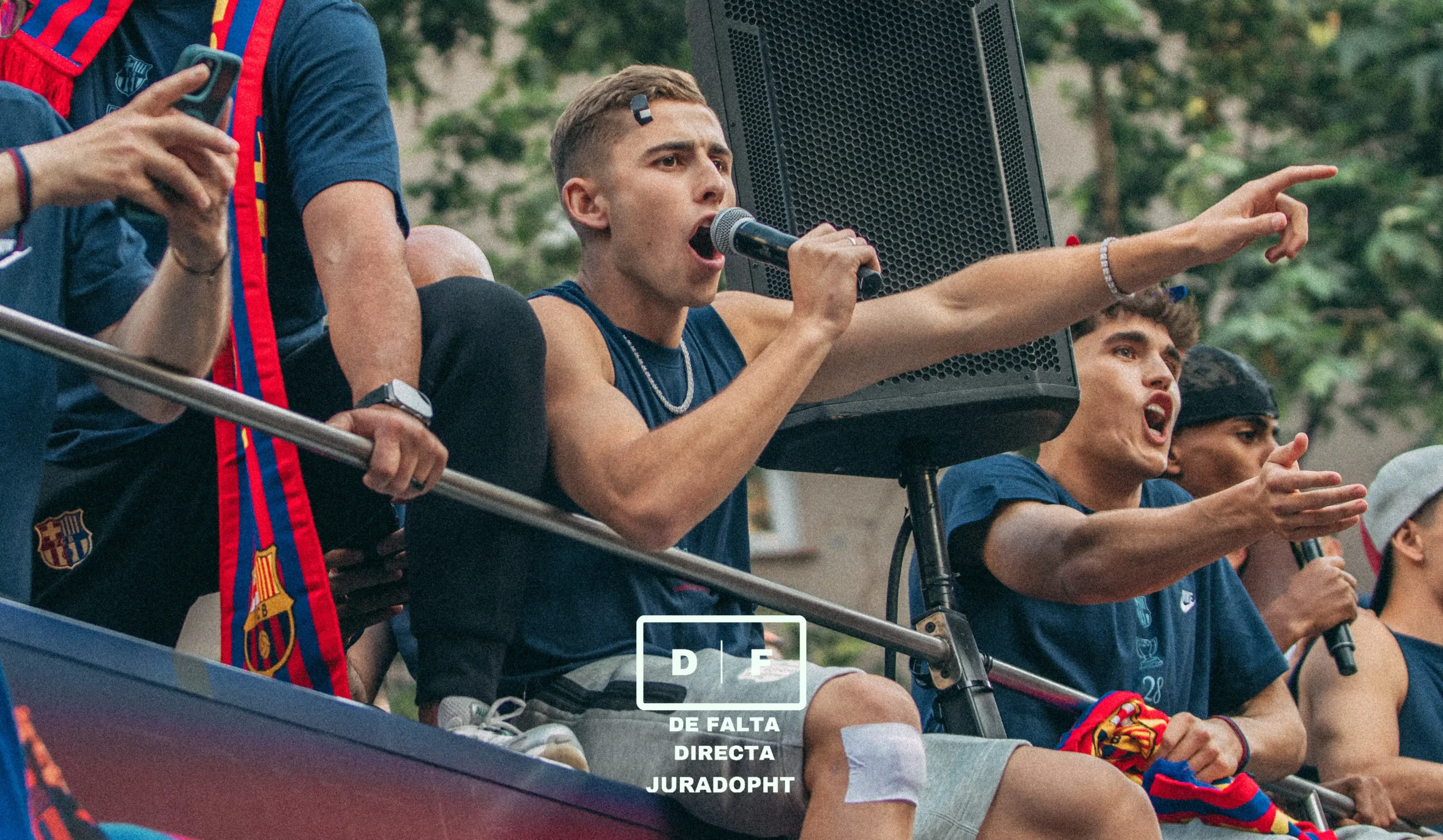 Celebración campeones de liga del FC Barcelona
