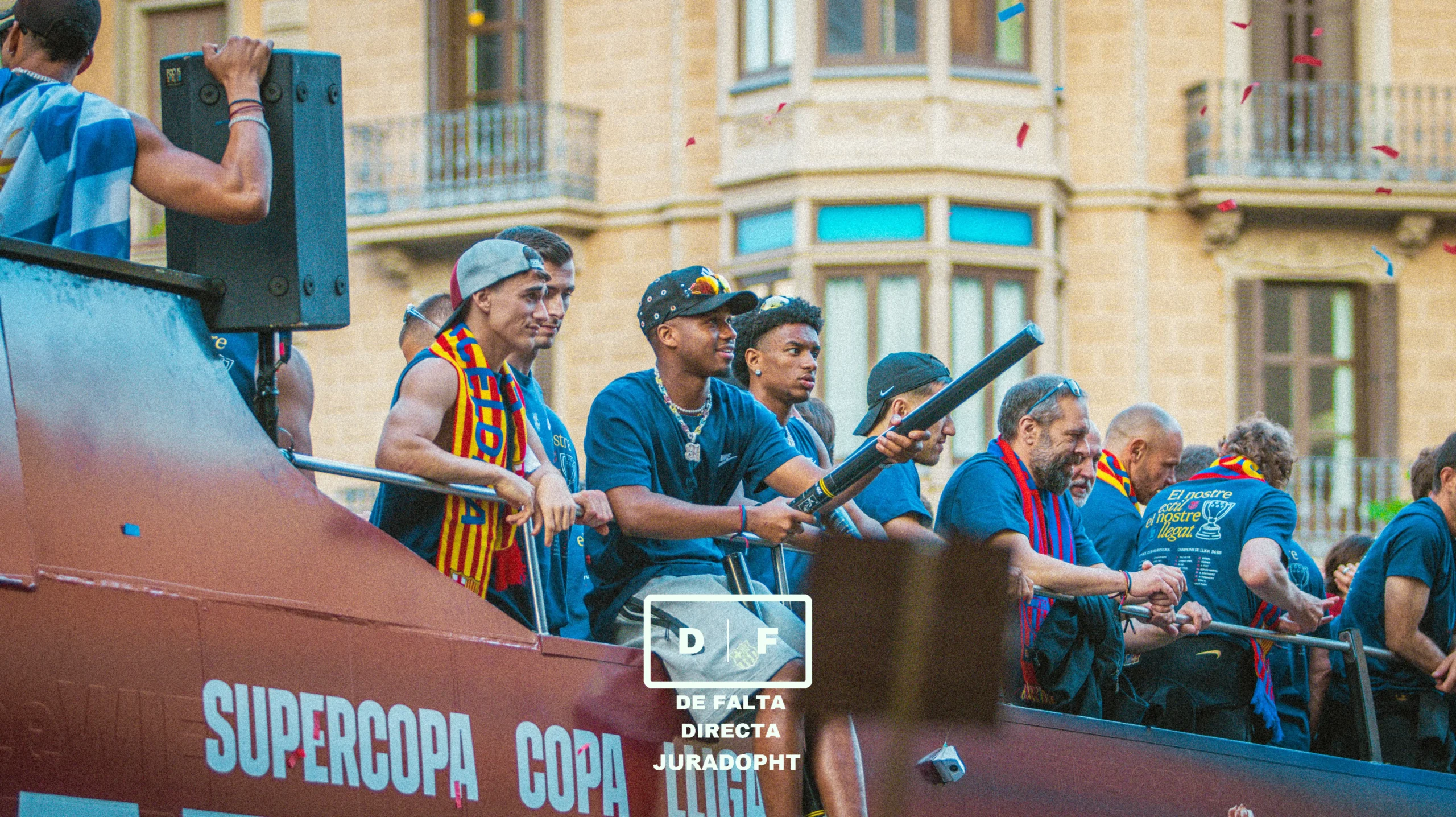 Celebración campeones de liga del FC Barcelona