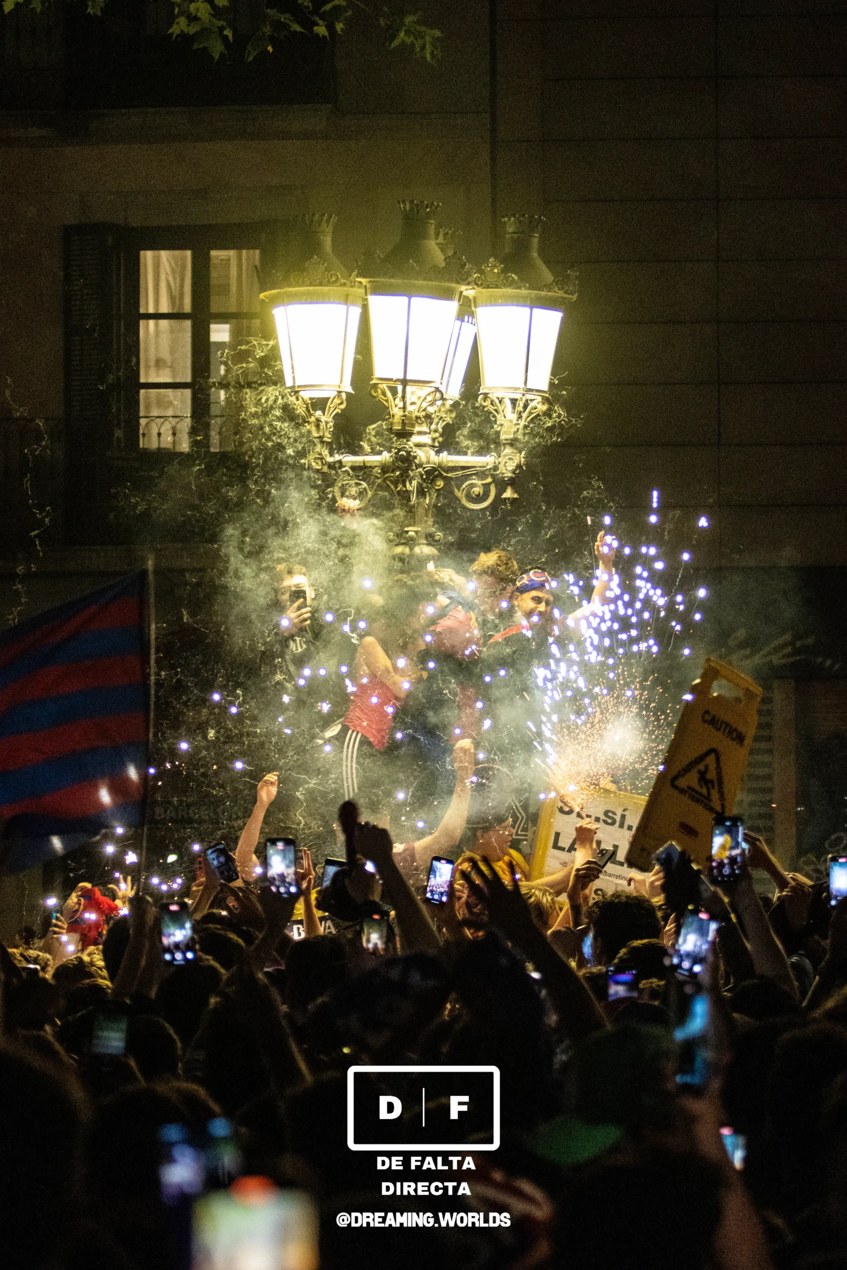 Celebración del campeonato de la liga por el FC Barcelona