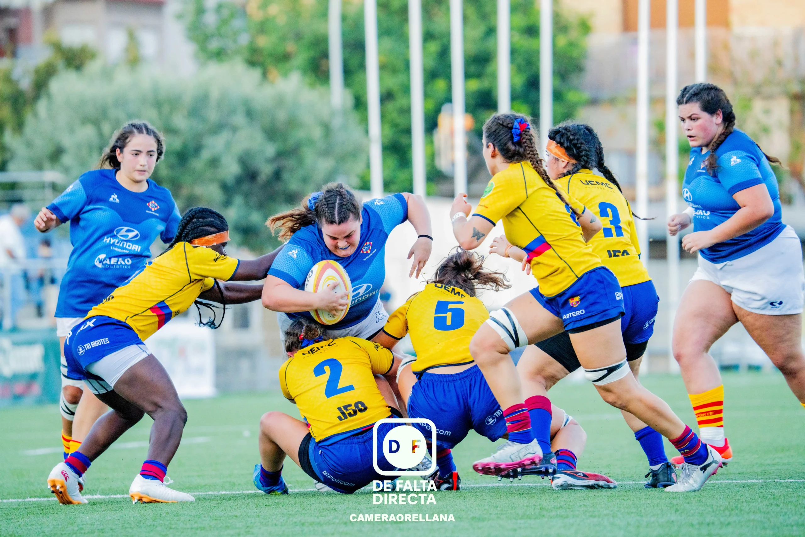 Rugby División de honor femenina UE Santboiana 0-50 FC Barcelona