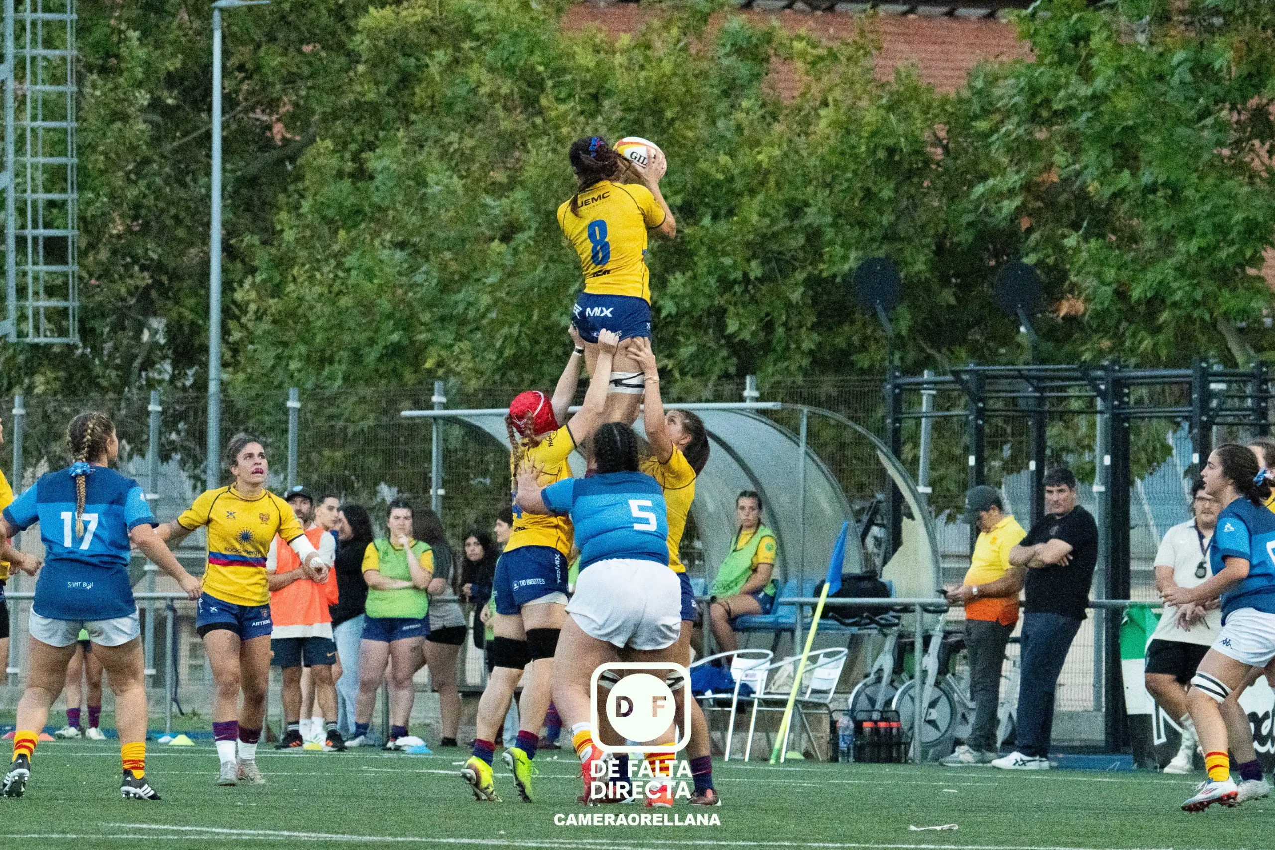 Rugby División de honor femenina UE Santboiana 0-50 FC Barcelona