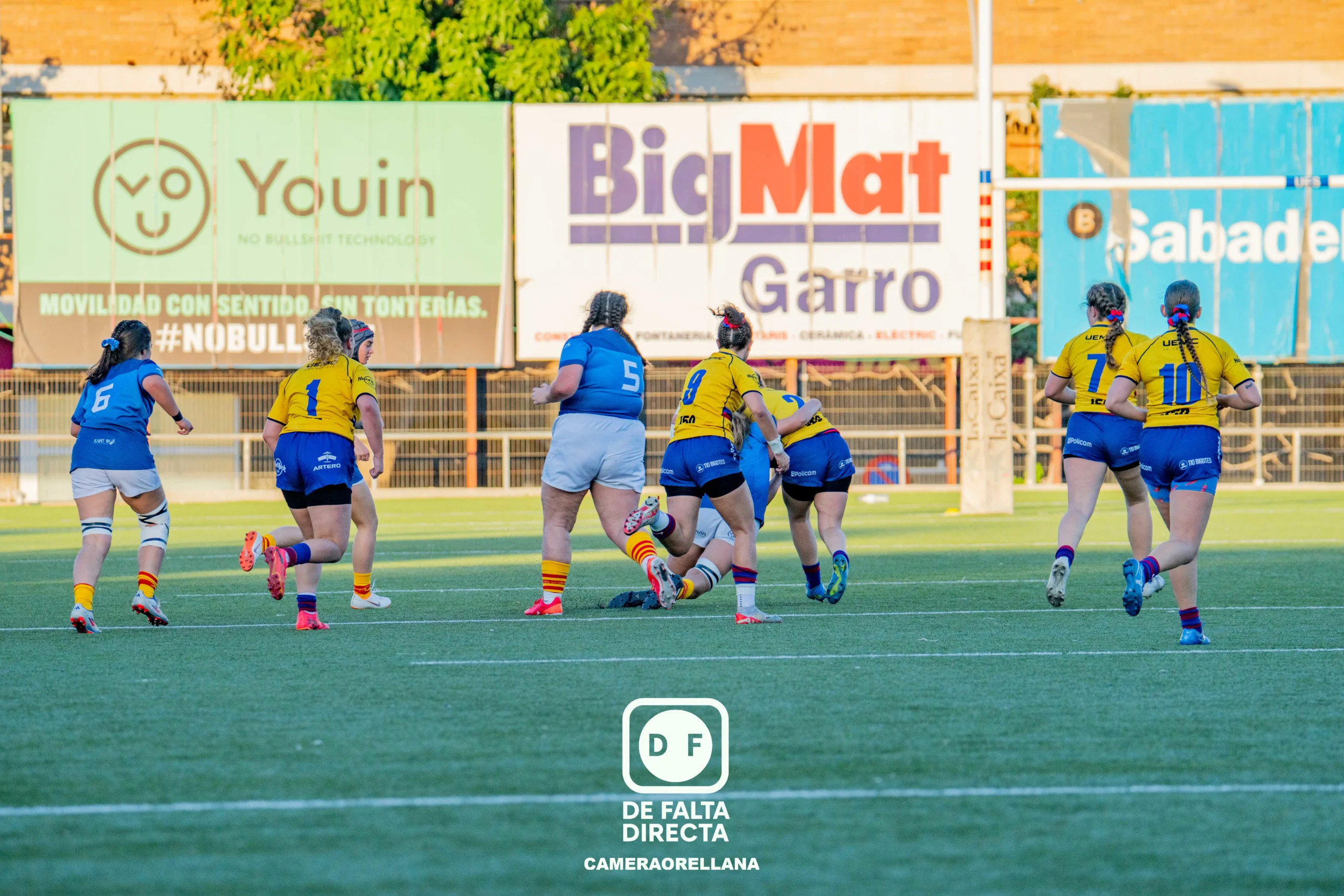 Rugby División de honor femenina UE Santboiana 0-50 FC Barcelona