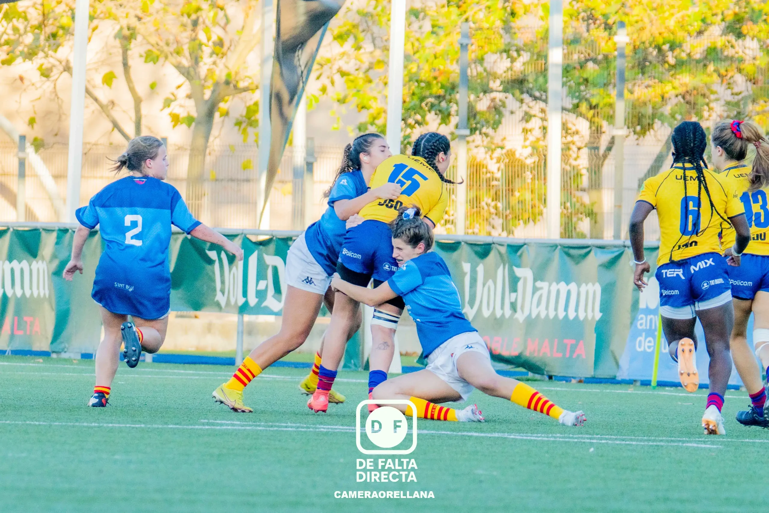 Rugby División de honor femenina UE Santboiana 0-50 FC Barcelona