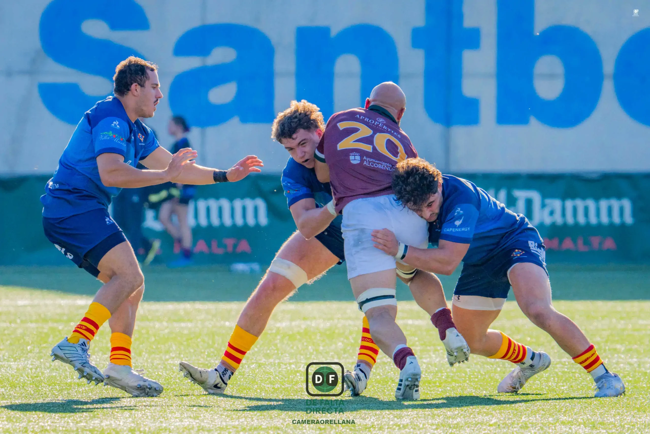 Rugby. UE Santboiana 37 - 19 Silicius Alcobendas
