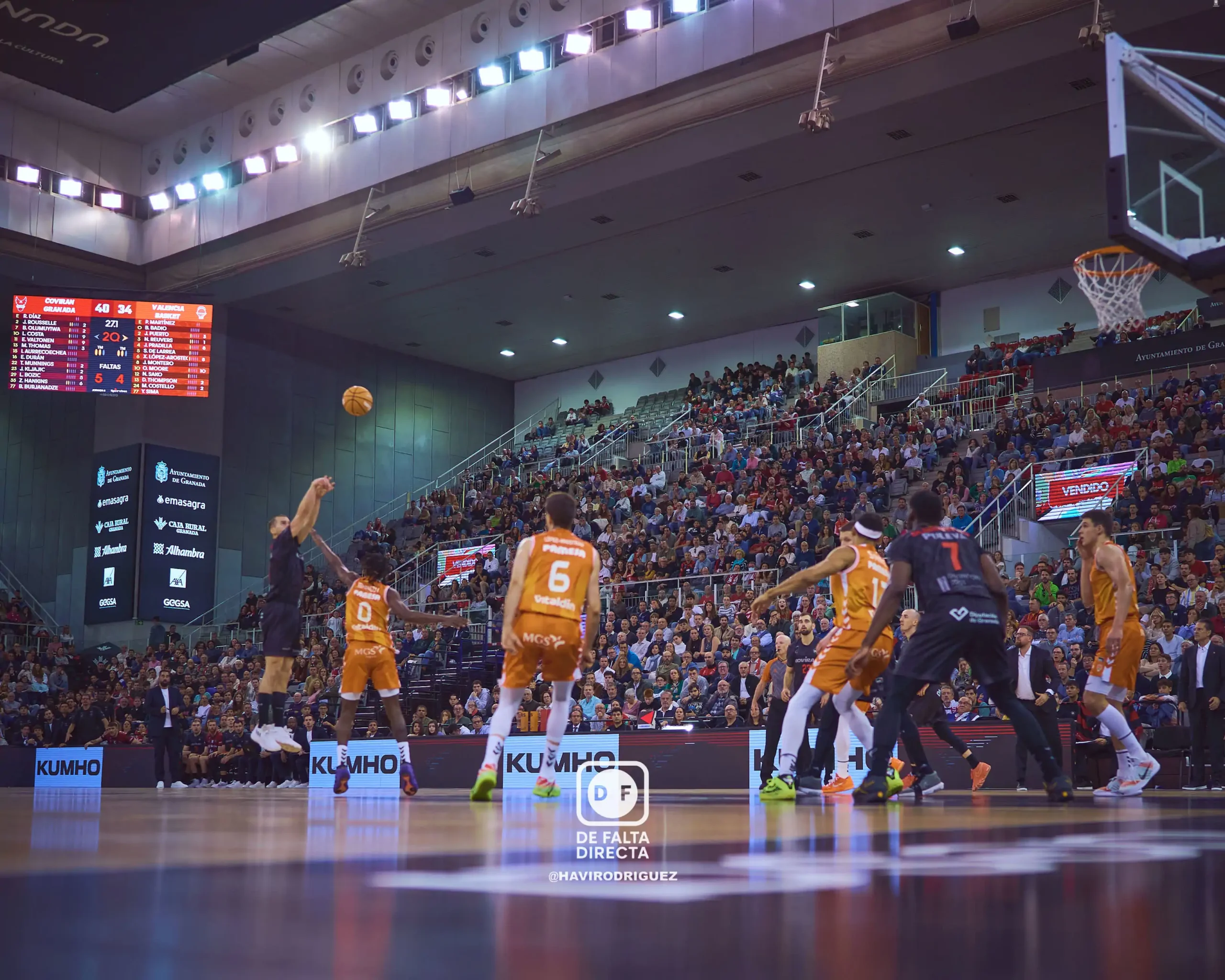 Liga ACB Coviran Granada 85 - 79 Valencia Basket