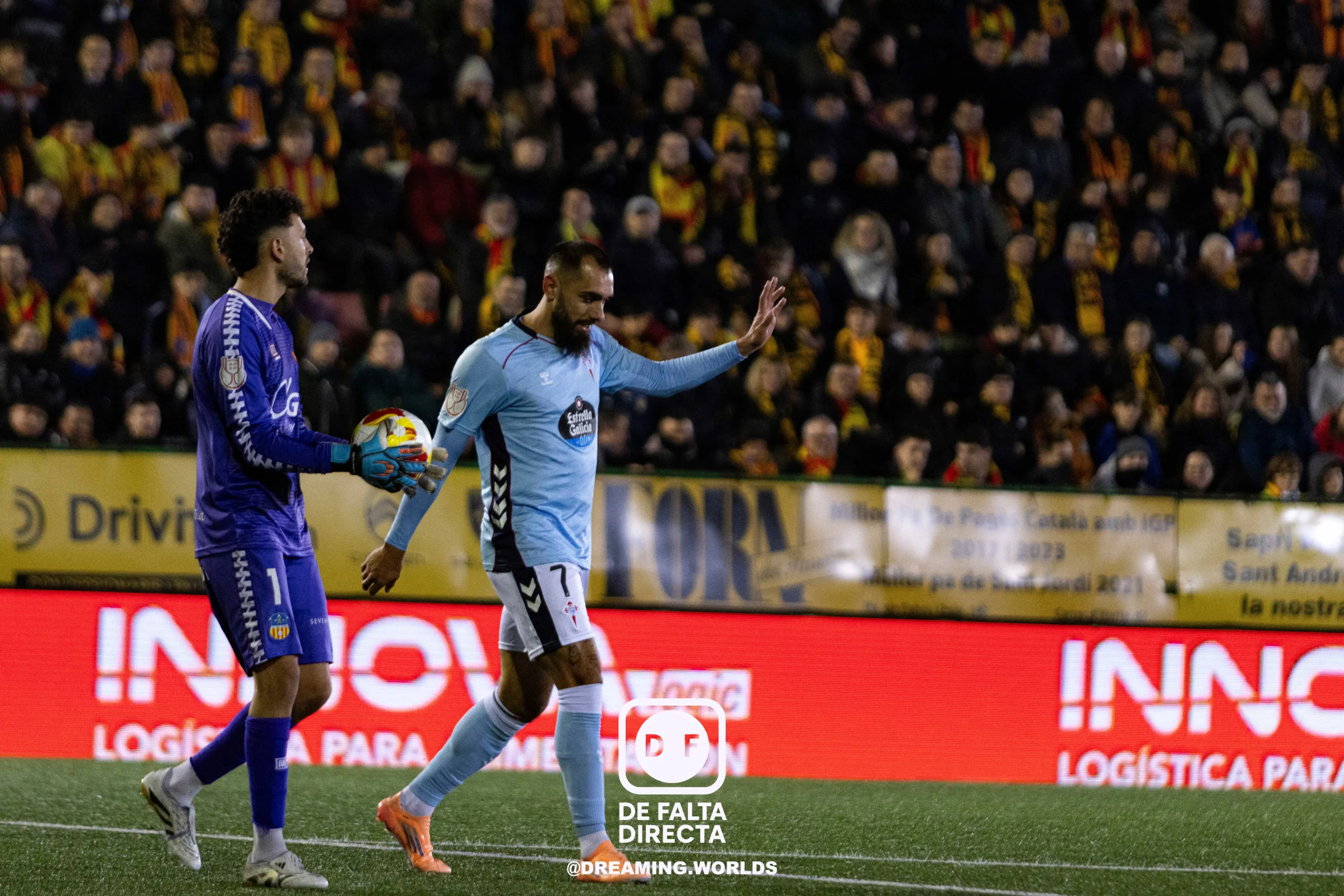 Copa del Rey. Unió Esportiva Sant Andreu 1 - 1 Real Club Celta de Vigo
