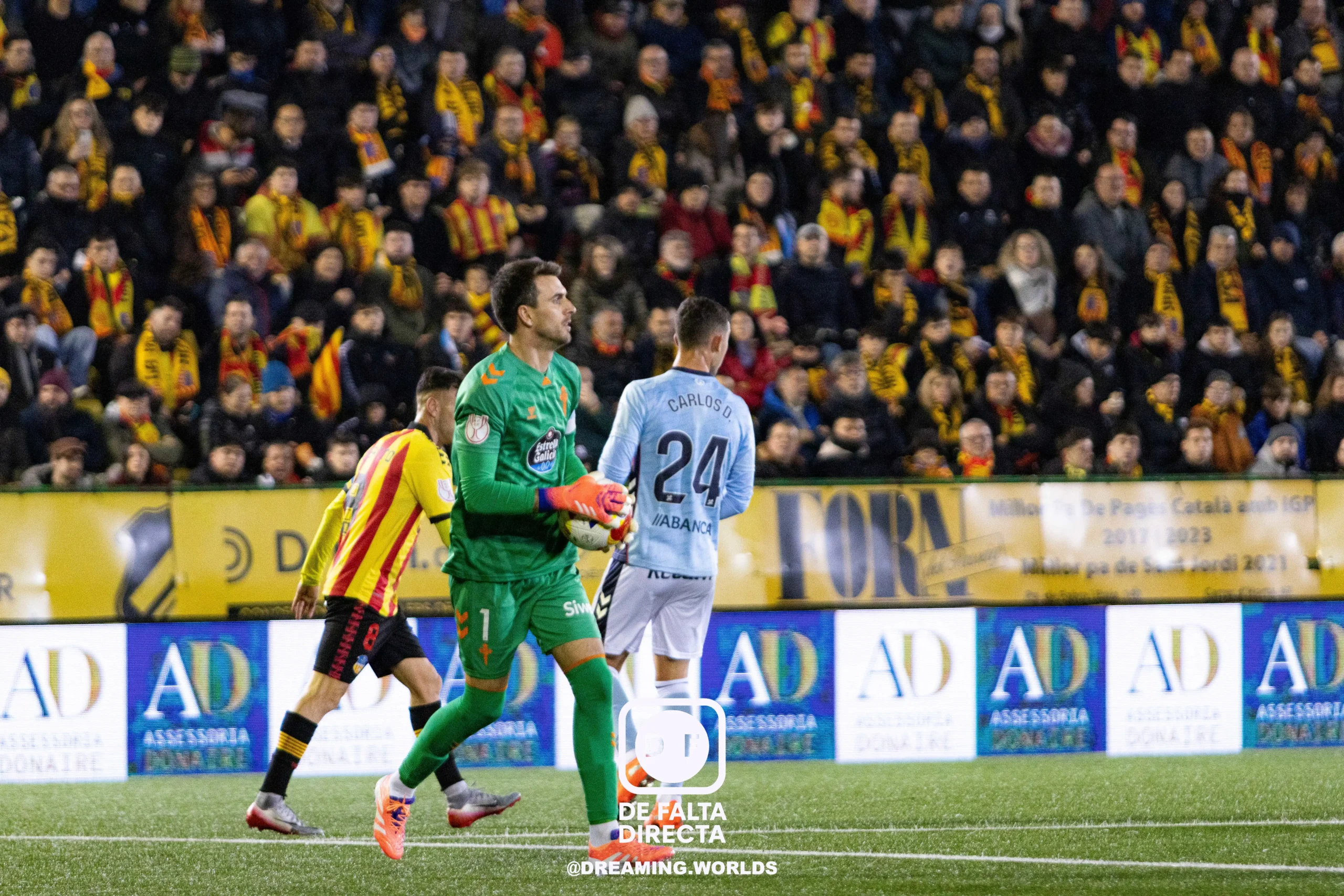 Copa del Rey. Unió Esportiva Sant Andreu 1 - 1 Real Club Celta de Vigo