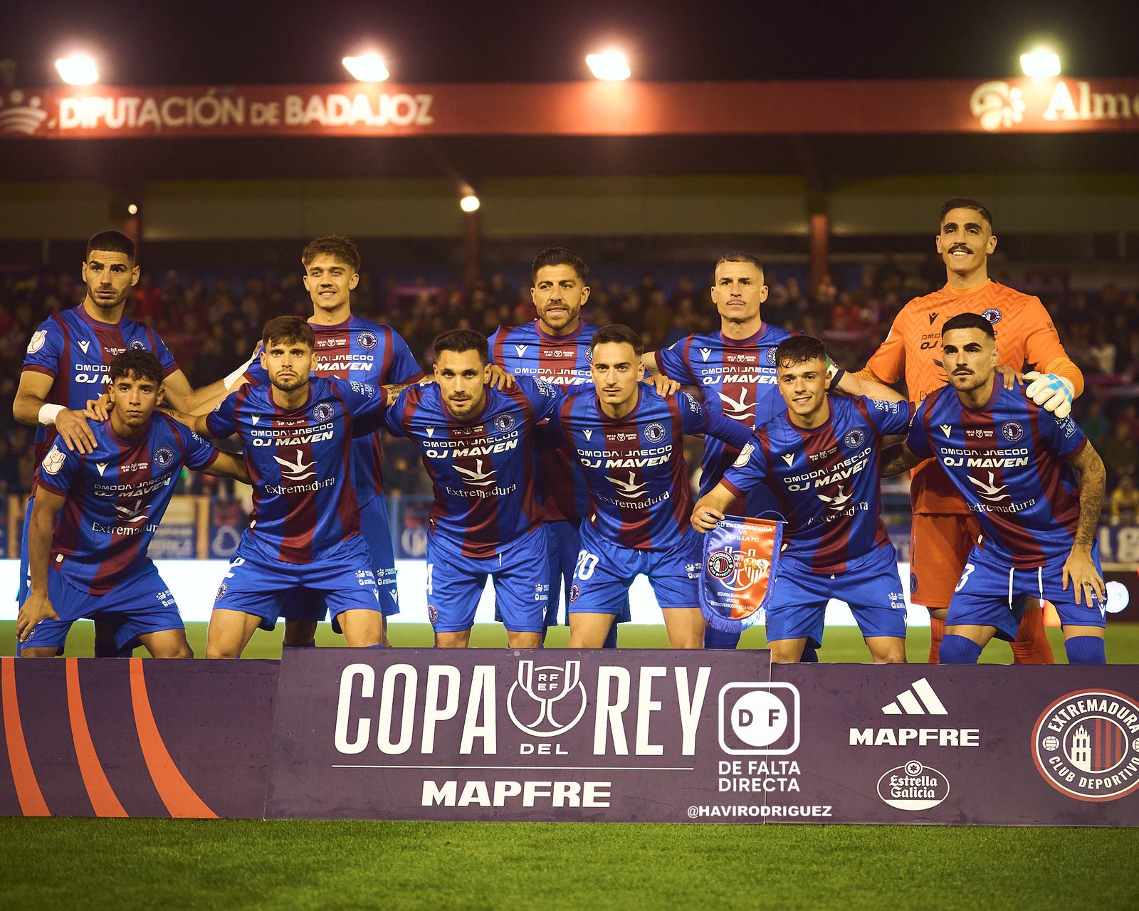 Copa Rey, CD Extremadura 1 - Sevilla FC 2