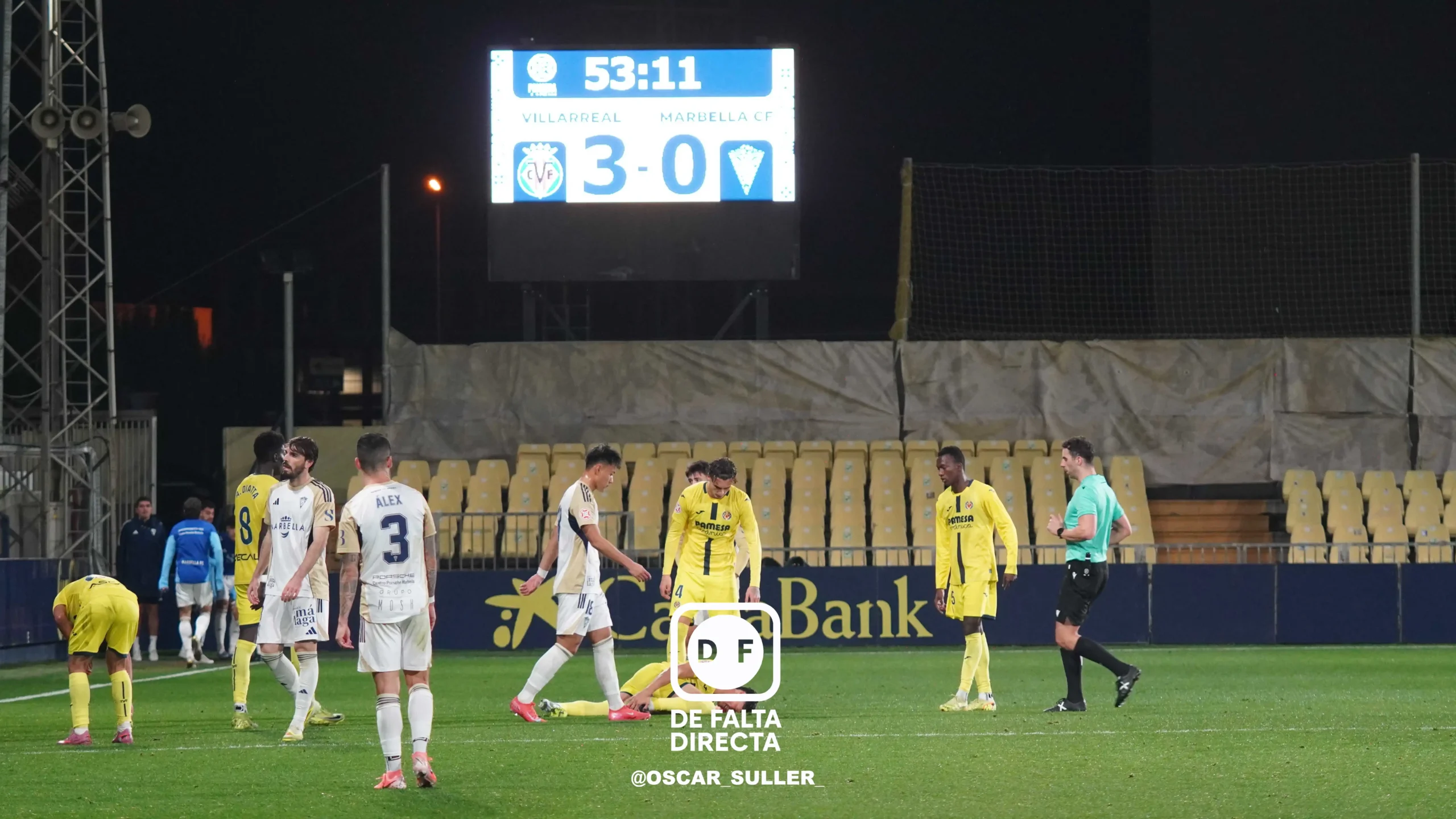 Villarreal B 3 - 1 Marbella FC