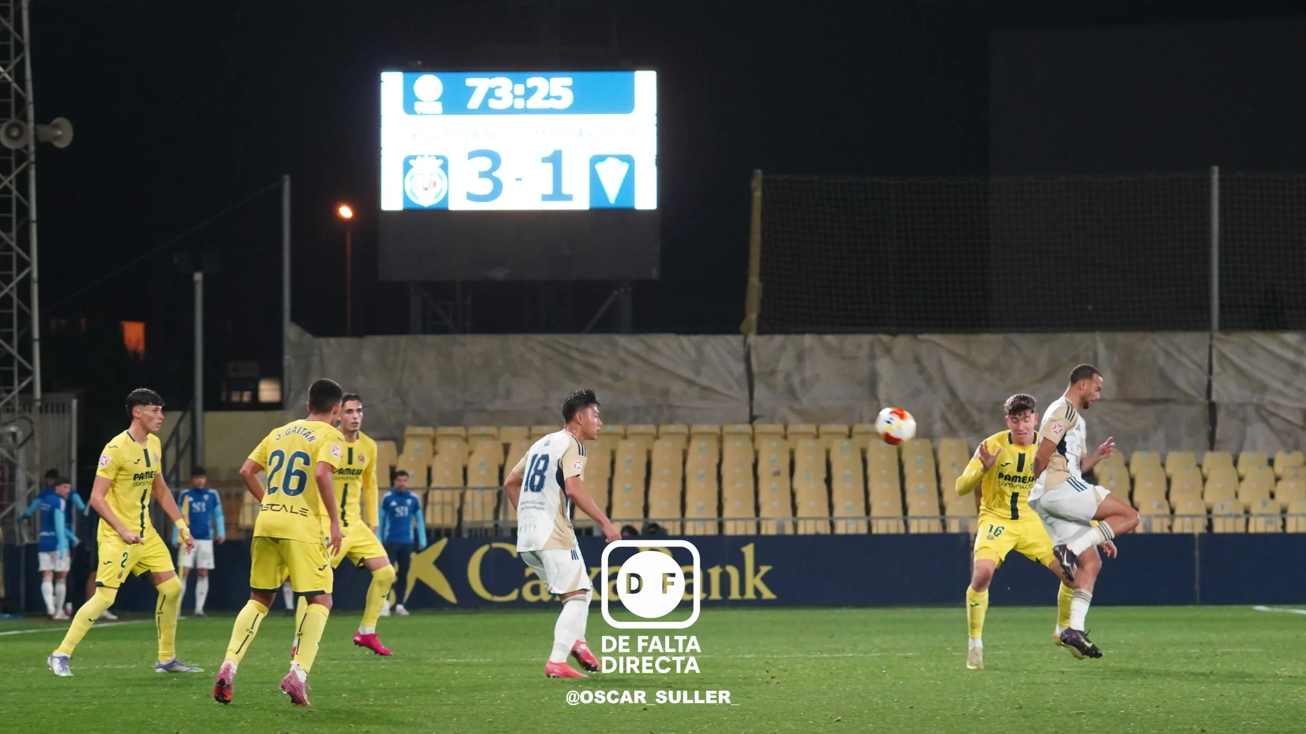 Villarreal B 3 - 1 Marbella FC